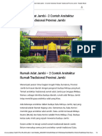 Rumah Adat Jambi - 2 Contoh Arsitektur ... Adisional Provinsi Jambi - Reader Mode