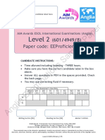 C1. Proficiency Template From Anglia Examinations