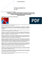 Gran Paso, en Semanas China Aprobará Un Fármaco Contra La Covid-190 - Pueblo Combatiente