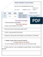 JOÃO ANTONIO - Exercícios de Predicado VN - 9 Ano