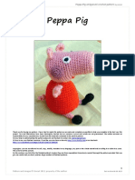 Peppa Pig: Pattern and Images © Cinciut 2013, Property of The Author