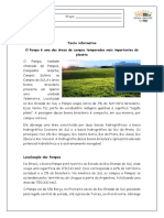Texto Informativo Pmapas - Fauna e Flora