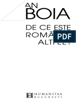 De Ce Este Romania Altfel by Lucian Boia