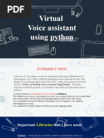 Virtual Assistant Using Python Report - 1