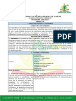 A. Programa Analítico Matemática Licenciatura