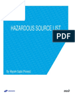 Hazardous Source List