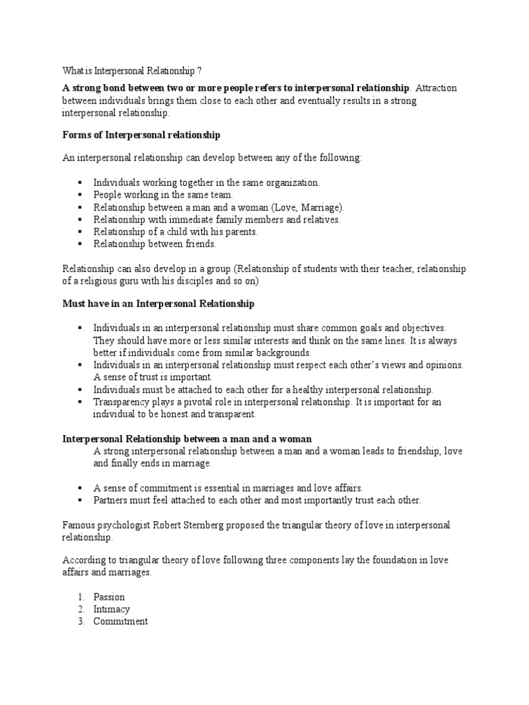 INTERPERSONAL DEFINE intelligence overview