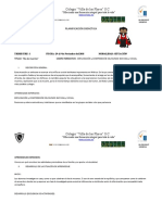 Planificación Didáctic 29 Al 9 de Noviembre