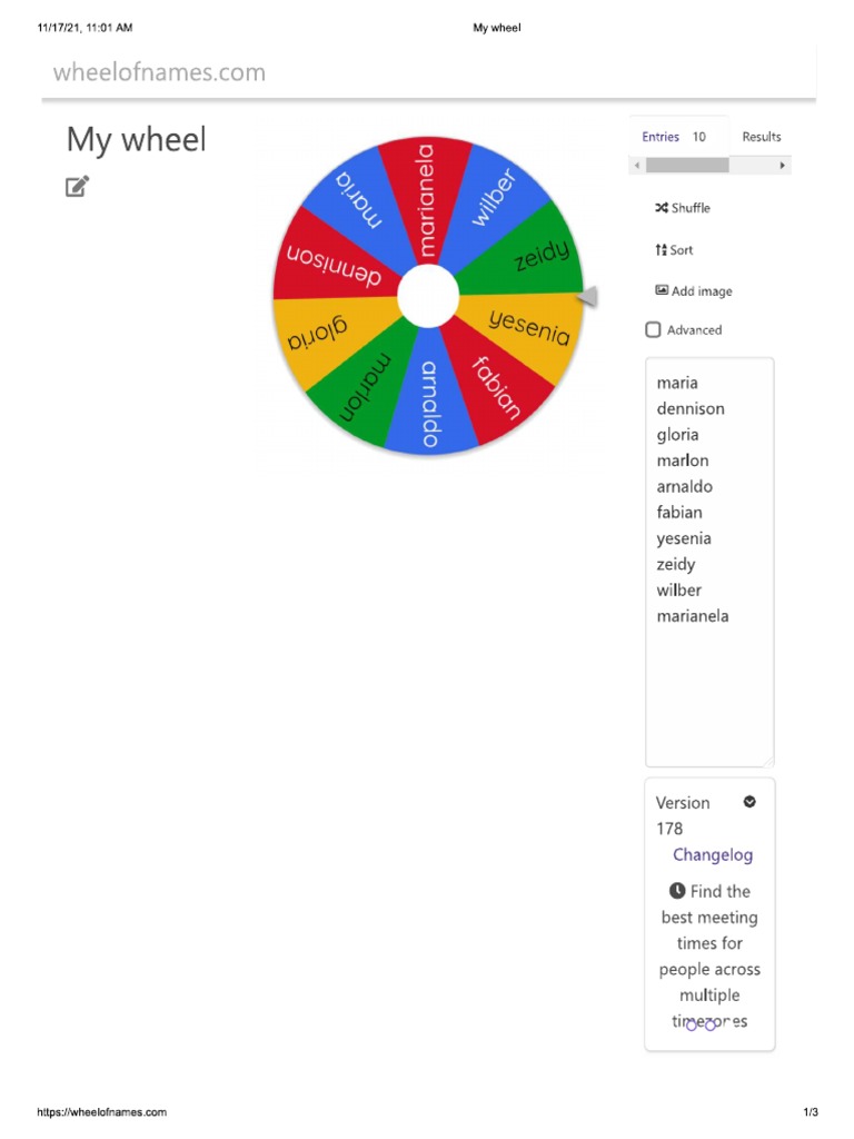 My Spinning Wheel PDF
