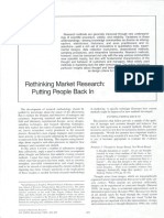 Rethinking Market Research: Putting People Back In
