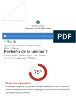 Revisión de La Unidad 1: Google