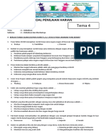 Soal Tematik Kelas 6 SD Tema 4 Subtema 2 Globalisasi Dan Manfaatnya Dan Kunci Jawaban (Ww.bimbelbrilian.com)