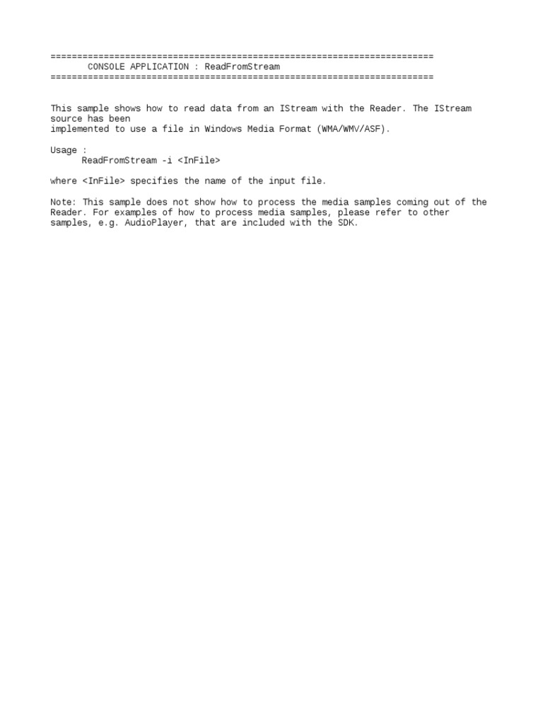 Read Me | PDF