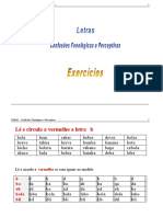 Exercícios - Letras - Conf. Fon e Per