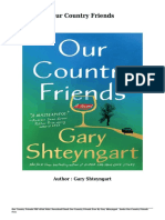 Ebook Our Country Friends Author Gary Shteyngart Free