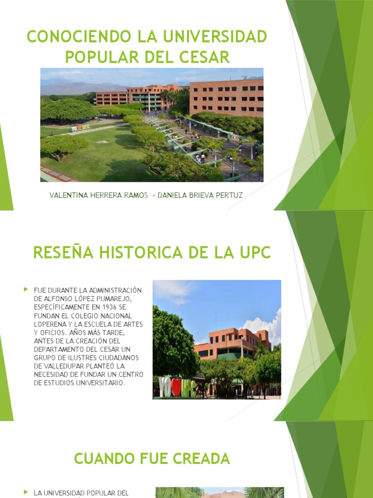 Conociendo La Universidad Popular Del Cesar | PDF | Universidad