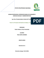 Tema 4.1 Principios Del Diseño de Trabajo y Creatividad.