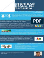 La Dignidad Humana en Colombia Infografías- etica