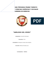 Analicis Del Video, Derecho Municipal