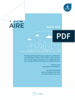 Revision y Recomendaciones Del Programa para Mejorar La Calidad Del Aire 2014-2020