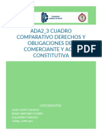 Ada2 - 3 Cuadro Comparativo Derechos y Obligaciones Del Comerciante