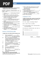 5 - Progress Test: Working With Words