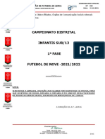 Campeonato Infantis F9 Leiria 2021/22