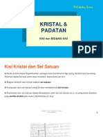 Kristal & Padatan: Kisi Kristal, Bidang Kisi, Indeks Weiss & Miller
