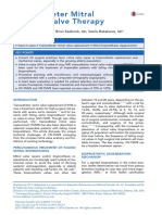 Transcatheter Mitral Valve-in-Valve Therapy: Jose F. Condado,, Brian Kaebnick,, Vasilis Babaliaros