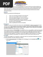 Unit 9 - Managing Hard Disk Partitions - Modified 11-10-2021