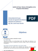 Capítulo II - Identificación de Fases, Tareas y Entregables