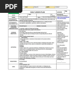 Daily Lesson Plan: English (F4) Lesson TBL