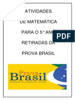 PROVA BRASIL MATEMÁTICA 5° Ano