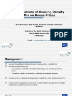 The Implications of Housing Density and Mix On House Prices