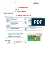 Actividad de Matemática - Fracciones - Semana 18