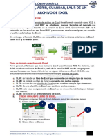 Tema 3 Abrir Guardar Un Archivo de Excel