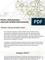 Analisa Internal Perusahaan (Profil Perusahaan)