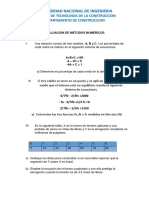 Evaluacion de Metodos Numericos