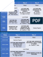 Program Matrix, House Rules