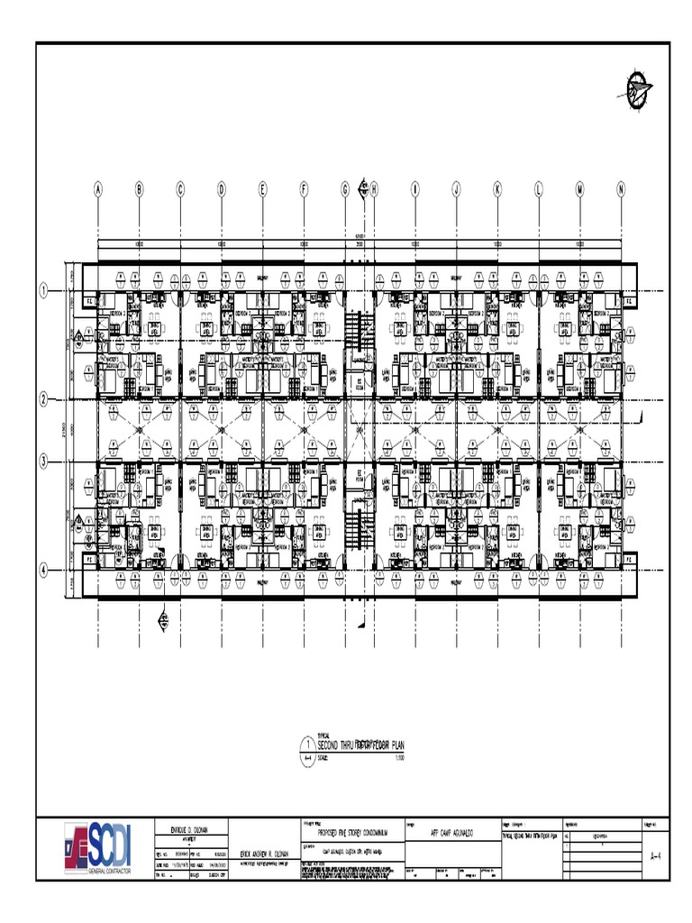 3.typical 2ND Thru 5TH Floor Plan | PDF