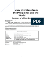 21st Century Literature From The Philippines and The World: Elements of A Short Story