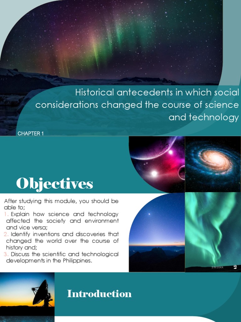 Lesson 1 Historical Antecedents In Which Social Considerations Changed
