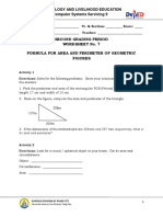 TECHNOLOGY AND LIVELIHOOD EDUCATION: AREA AND PERIMETER