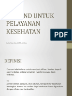 Demand Untuk Pelayanan Kesehatan