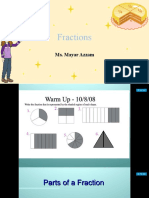 Fractions: Ms. Mayar Azzam