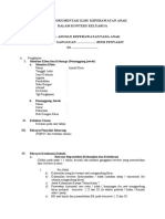 Format Dokumentasi Ilmu Keperawatan Anak Dalam Konteks Keluarga