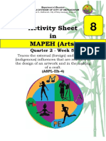 Activity Sheet in MAPEH (Arts) : Quarter 2 - Week 5
