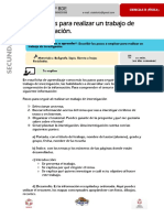 2° BDE - Ficha 2 Pasos para Realizar Un Trabajo de Investigación - Ciencias II (Física) - 2° - Profesor Cisteil Alonzo Ortiz Mas