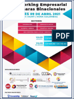 Invitación IV Networking Camaras Binacionales