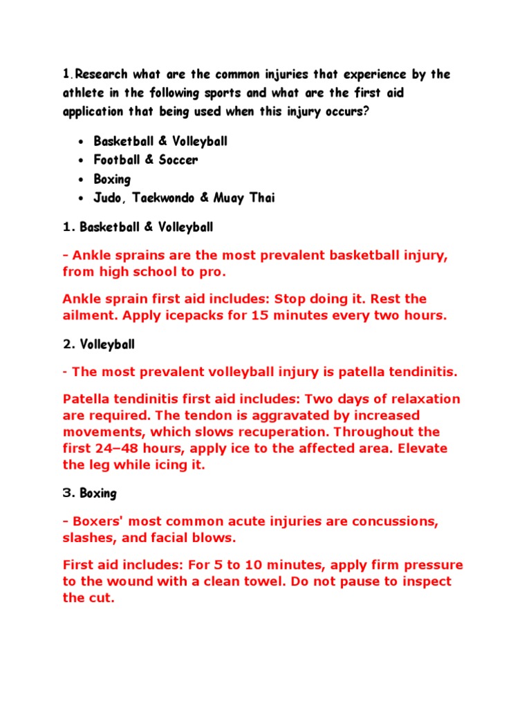The Most Prevalent Volleyball Injury Is Patella Tendinitis | PDF ...